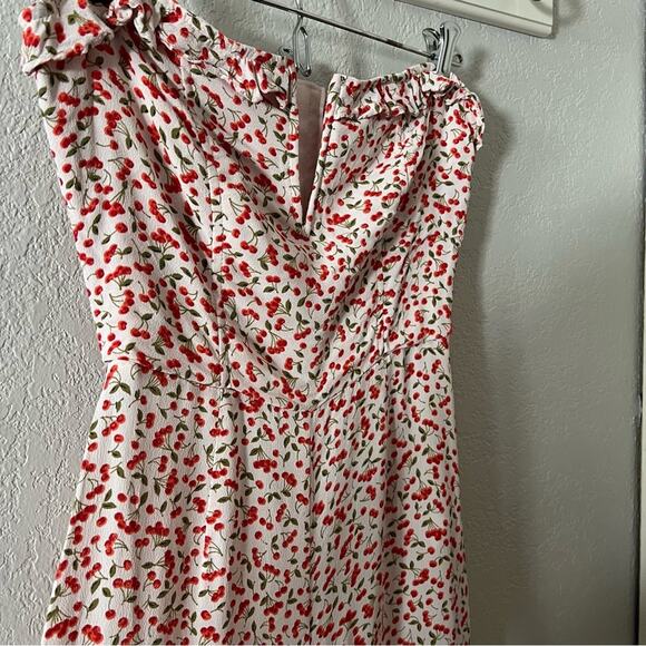 Flynn Skye Parker Cherry Print Strapless Jumpsuit - Picture 5 of 10